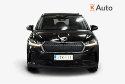 Musta Skoda Enyaq 2023 kuva 4.