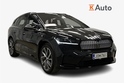 musta Skoda Enyaq 2023 kuva 1.