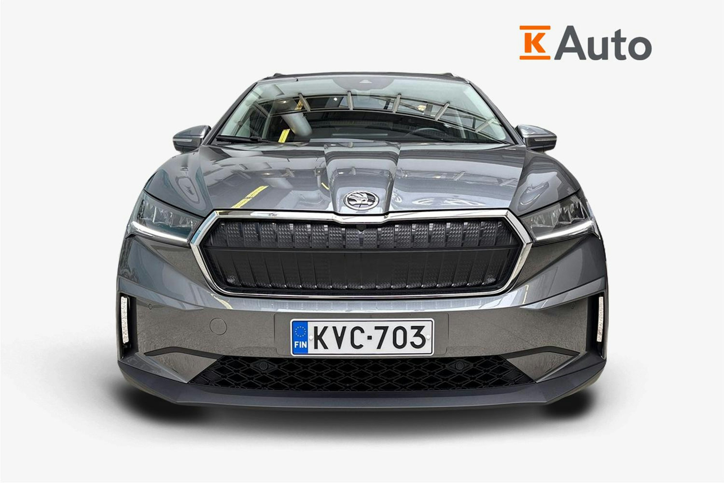 harmaa Skoda Enyaq 2023 kuva 5.