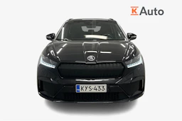 musta Skoda Enyaq 2023 kuva 5.