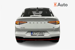 valkoinen Skoda Enyaq 2023 kuva 3.