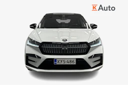 valkoinen Skoda Enyaq 2023 kuva 4.