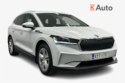 valkoinen Skoda Enyaq 2023 kuva 1.