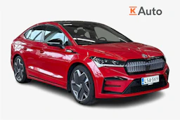 punainen Skoda Enyaq 2023 kuva 1.