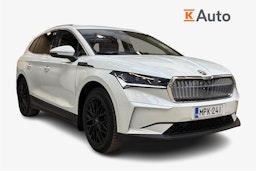 valkoinen Skoda Enyaq 2023 kuva 1.