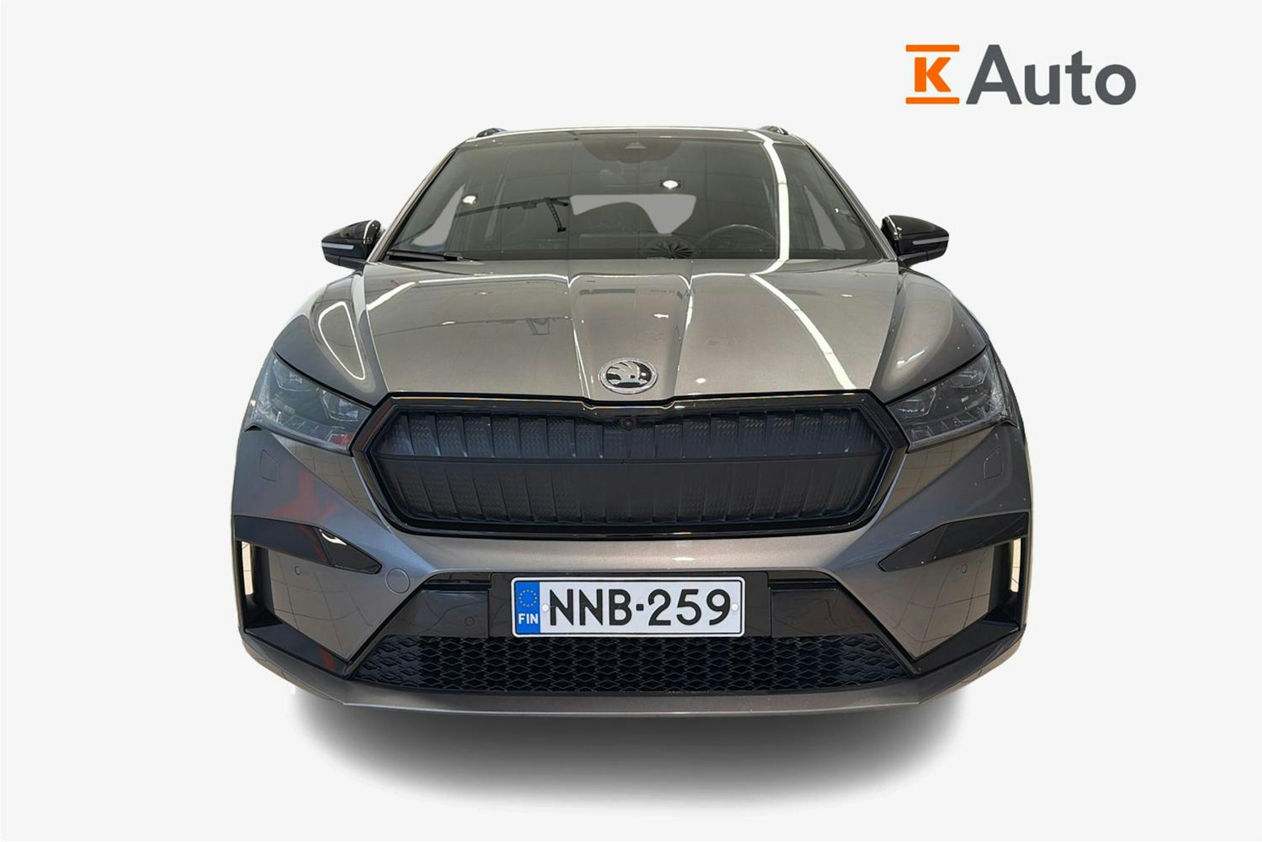 Harmaa Skoda Enyaq 2023 kuva 5.