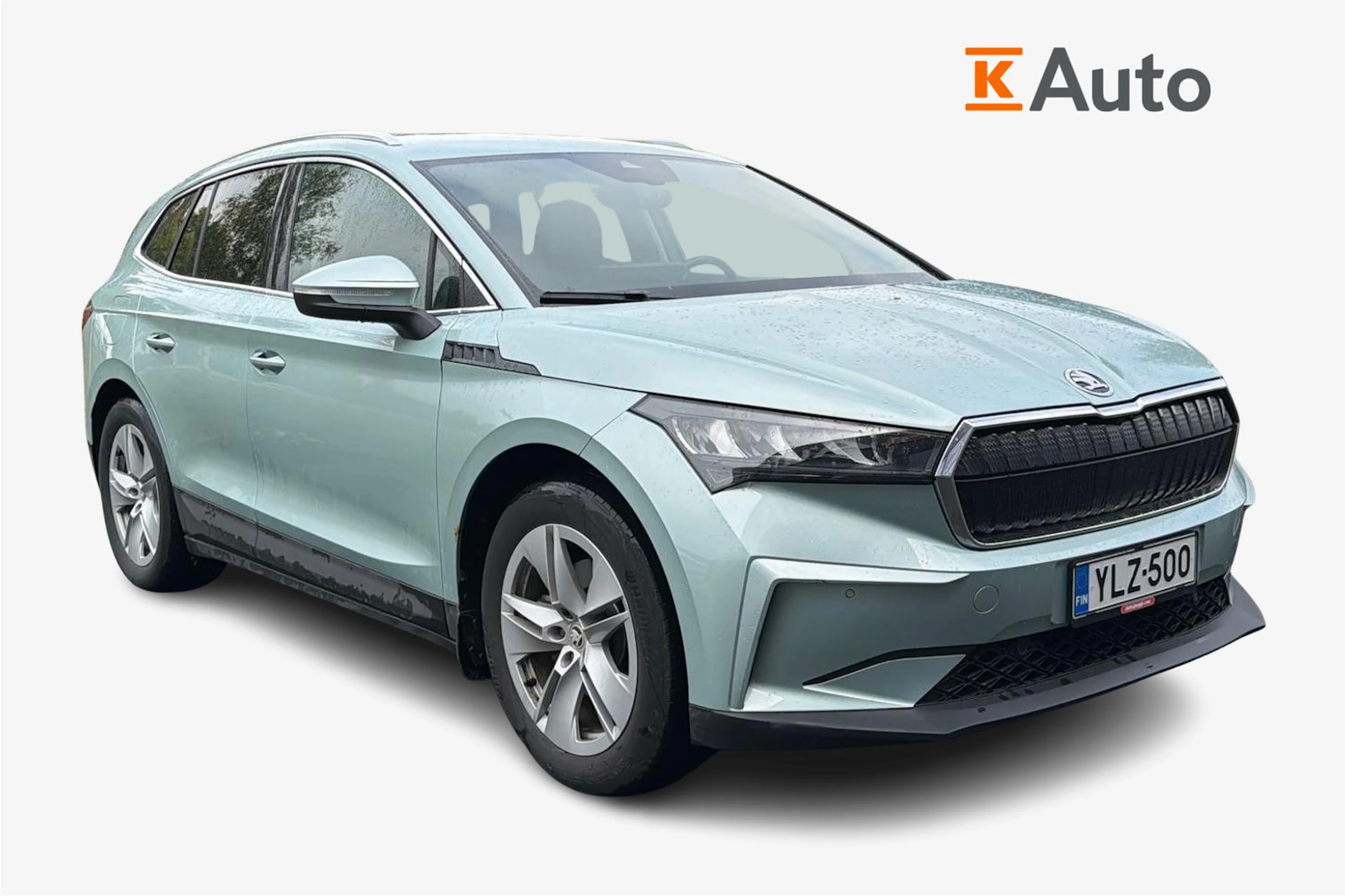 vihreä Skoda Enyaq 2023 kuva 1.