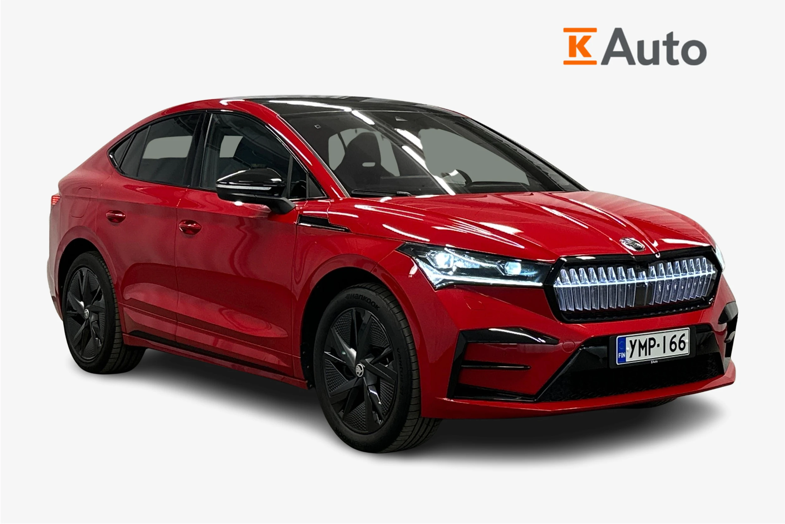 punainen Skoda Enyaq 2023 kuva 1.