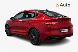 punainen Skoda Enyaq 2023 kuva 3.
