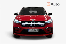 punainen Skoda Enyaq 2023 kuva 5.