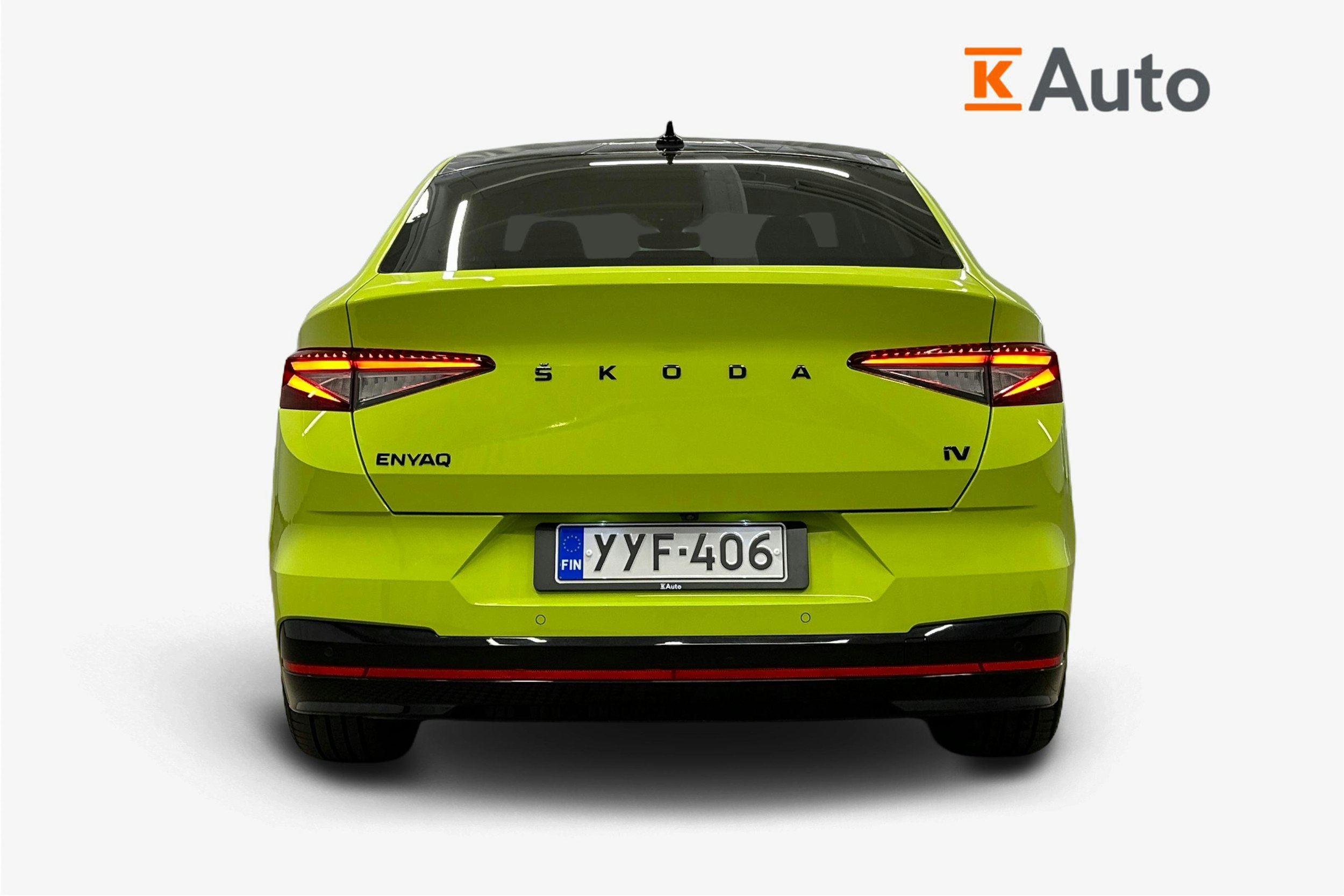 vihreä Skoda Enyaq 2023 kuva 3.