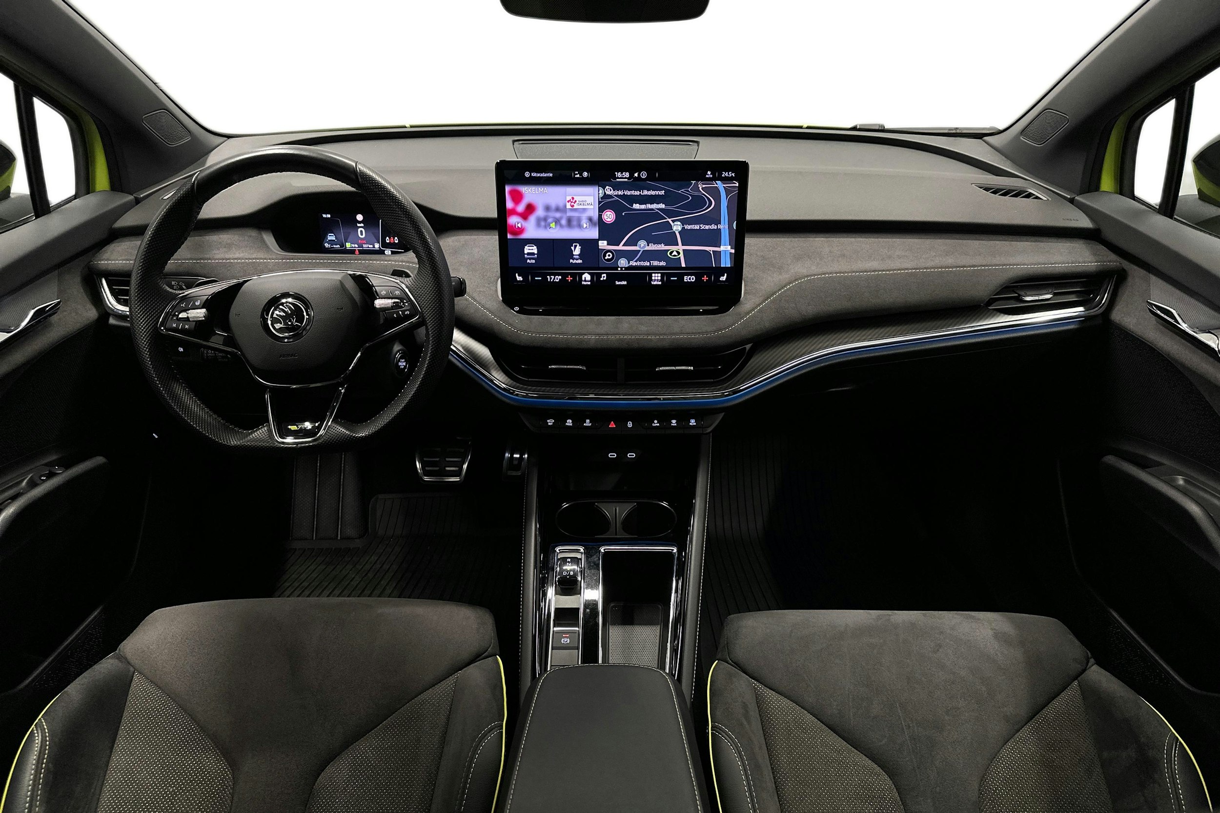 vihreä Skoda Enyaq 2023 kuva 7.