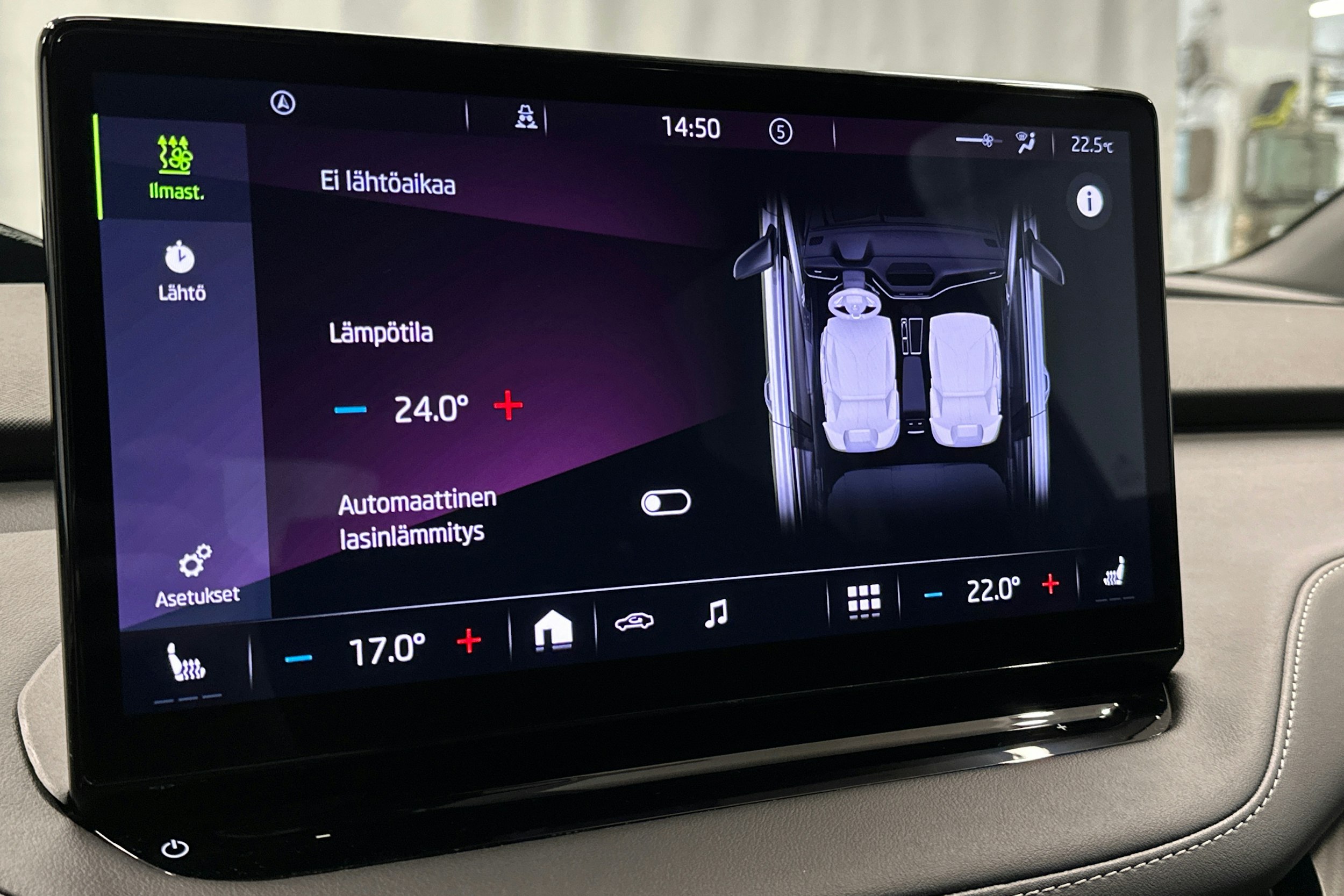 sininen Skoda Enyaq 2023 kuva 28.