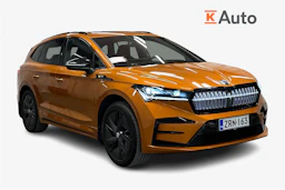 oranssi Skoda Enyaq 2023 kuva 1.