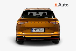 oranssi Skoda Enyaq 2023 kuva 4.