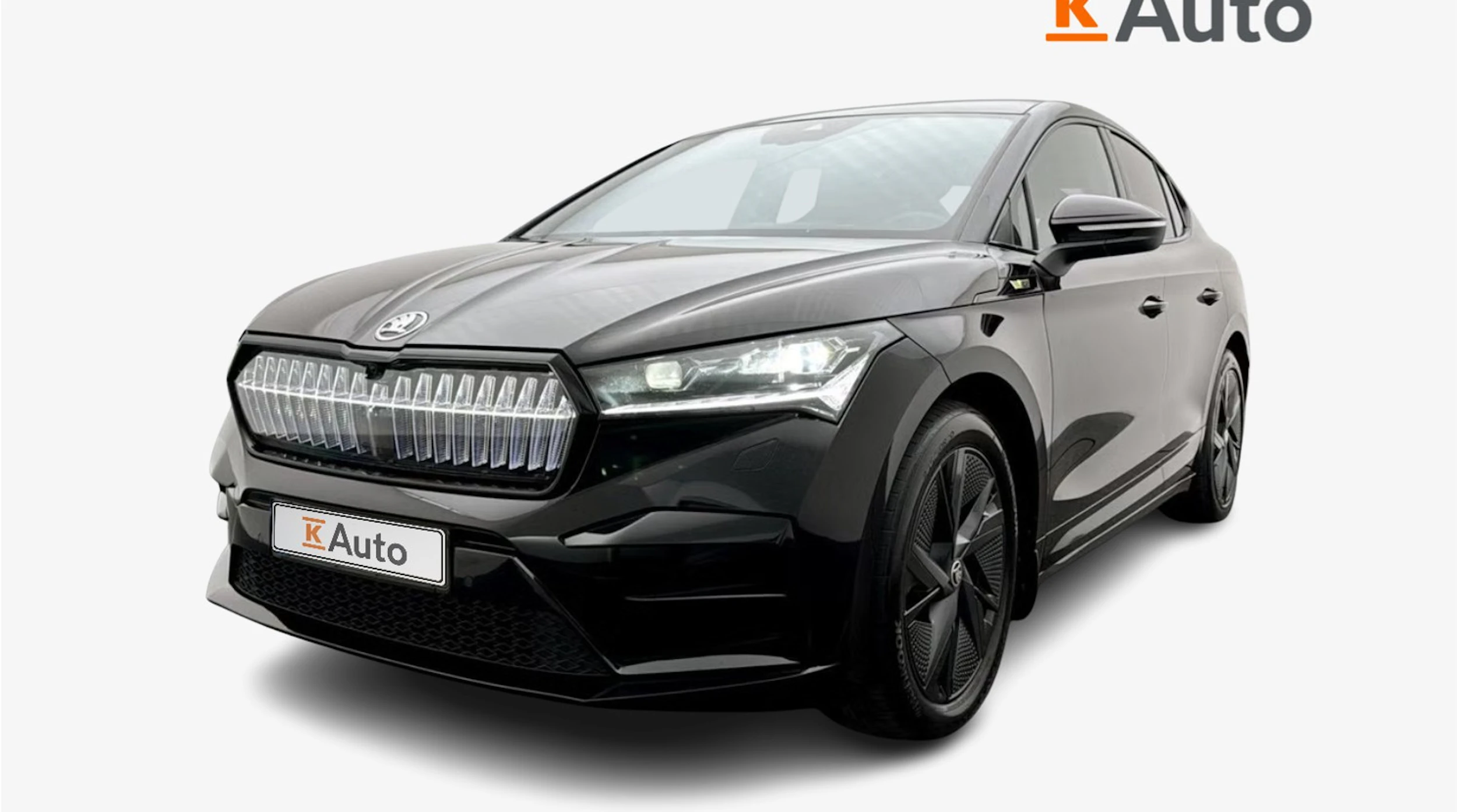 musta Skoda Enyaq 2024 kuva 1.