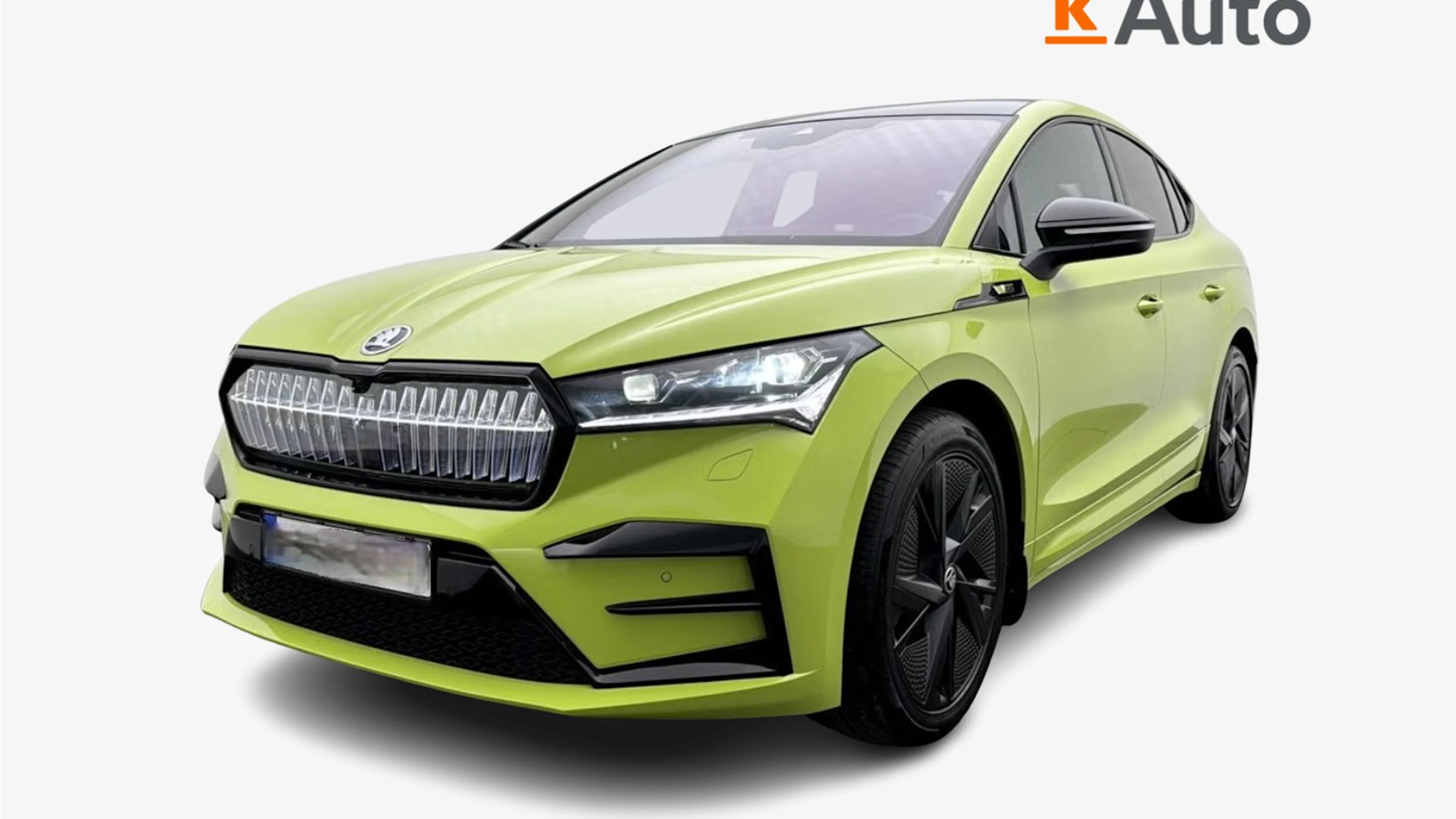vihreä Skoda Enyaq 2024 kuva 1.