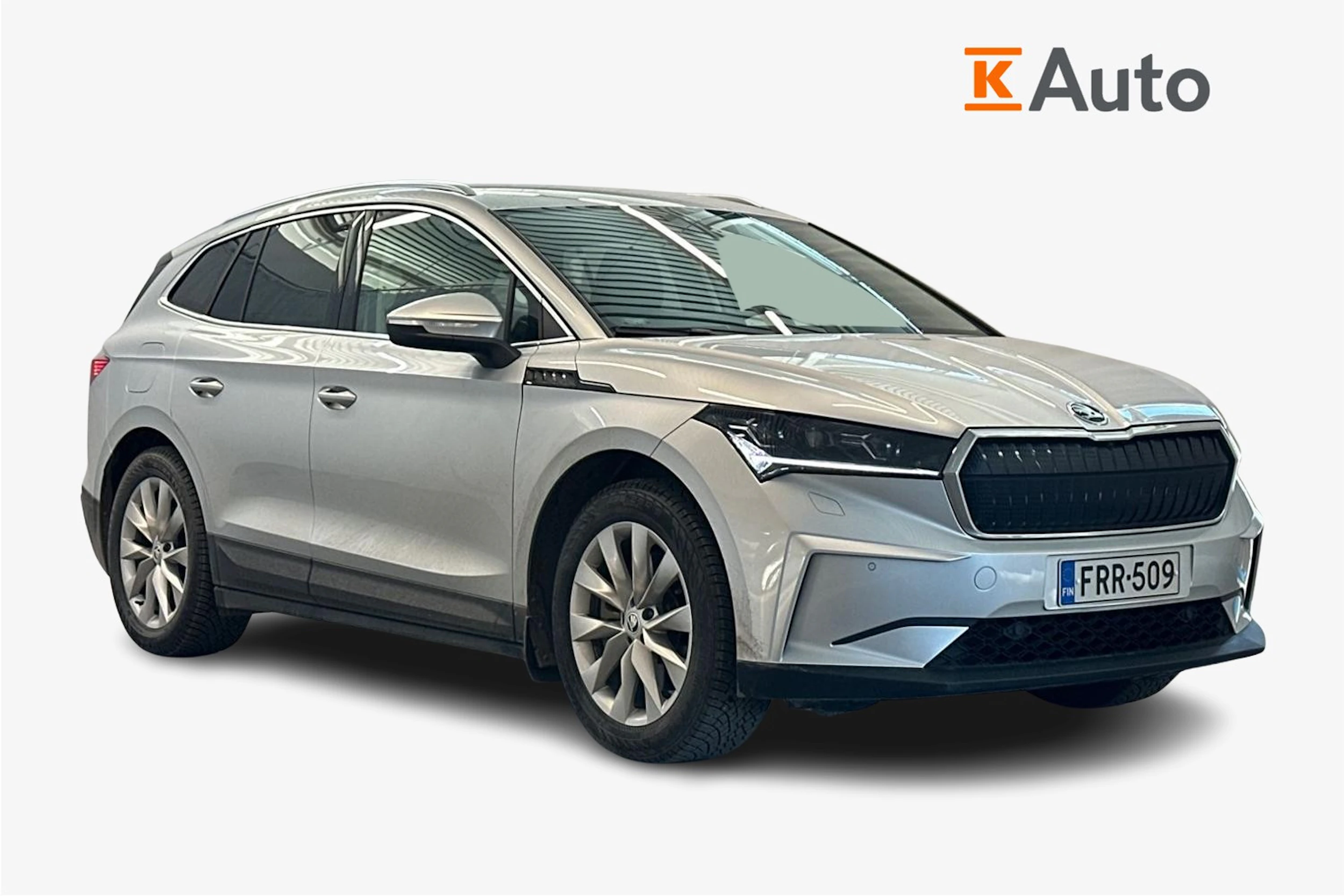 harmaa Skoda Enyaq 2024 kuva 1.