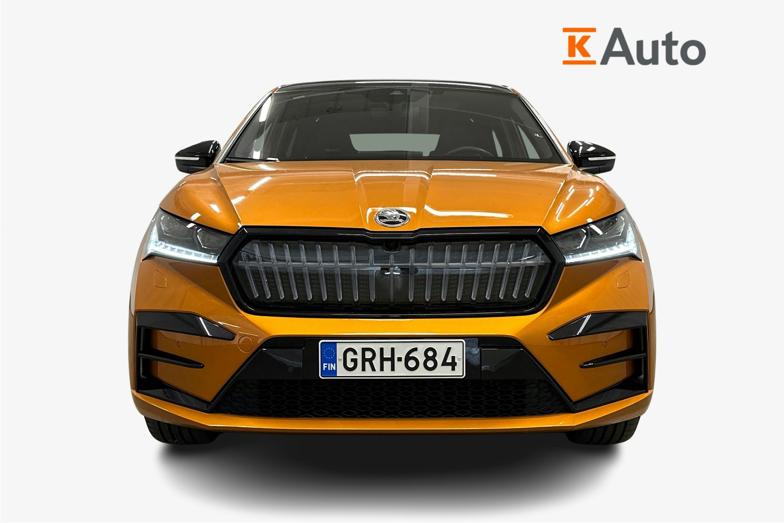 oranssi Skoda Enyaq 2024 kuva 5.