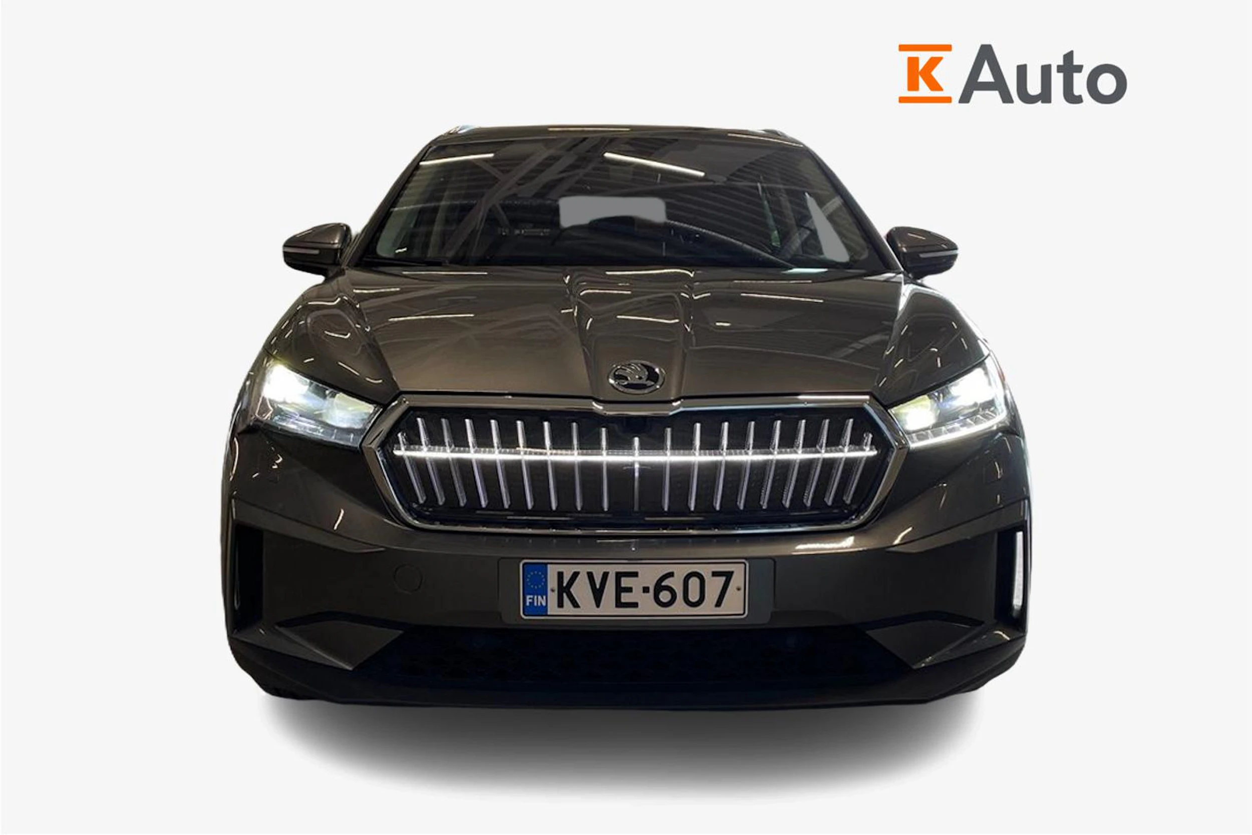 harmaa Skoda Enyaq 2024 kuva 4.