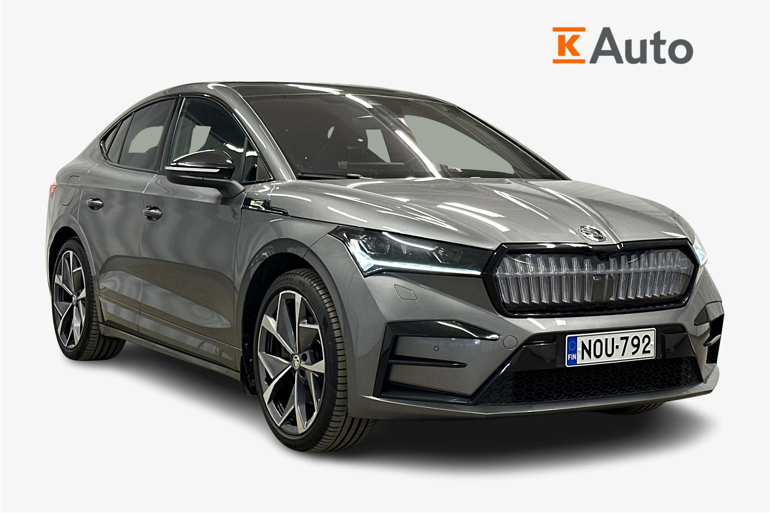 harmaa Skoda Enyaq 2024 kuva 1.