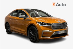 oranssi Skoda Enyaq 2024 kuva 1.