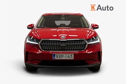 punainen Skoda Enyaq 2025 kuva 5.