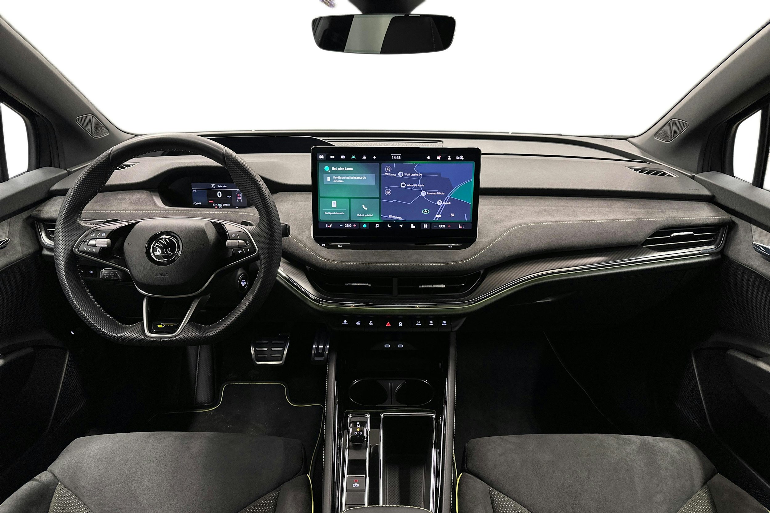 musta Skoda Enyaq 2024 kuva 9.