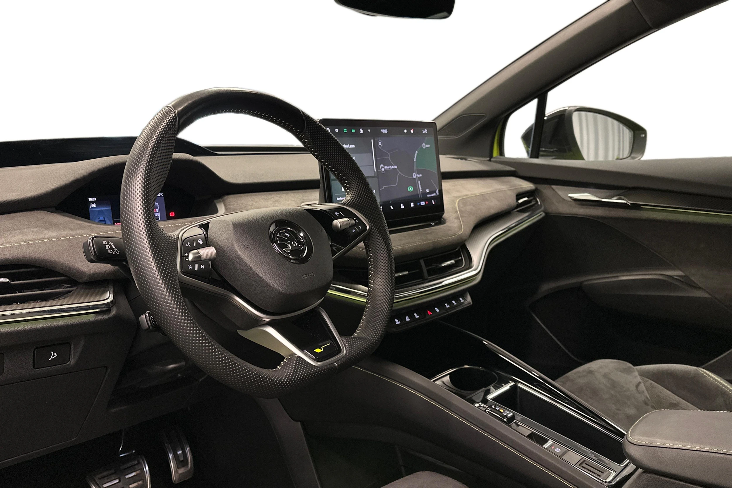 vihreä Skoda Enyaq 2024 kuva 8.