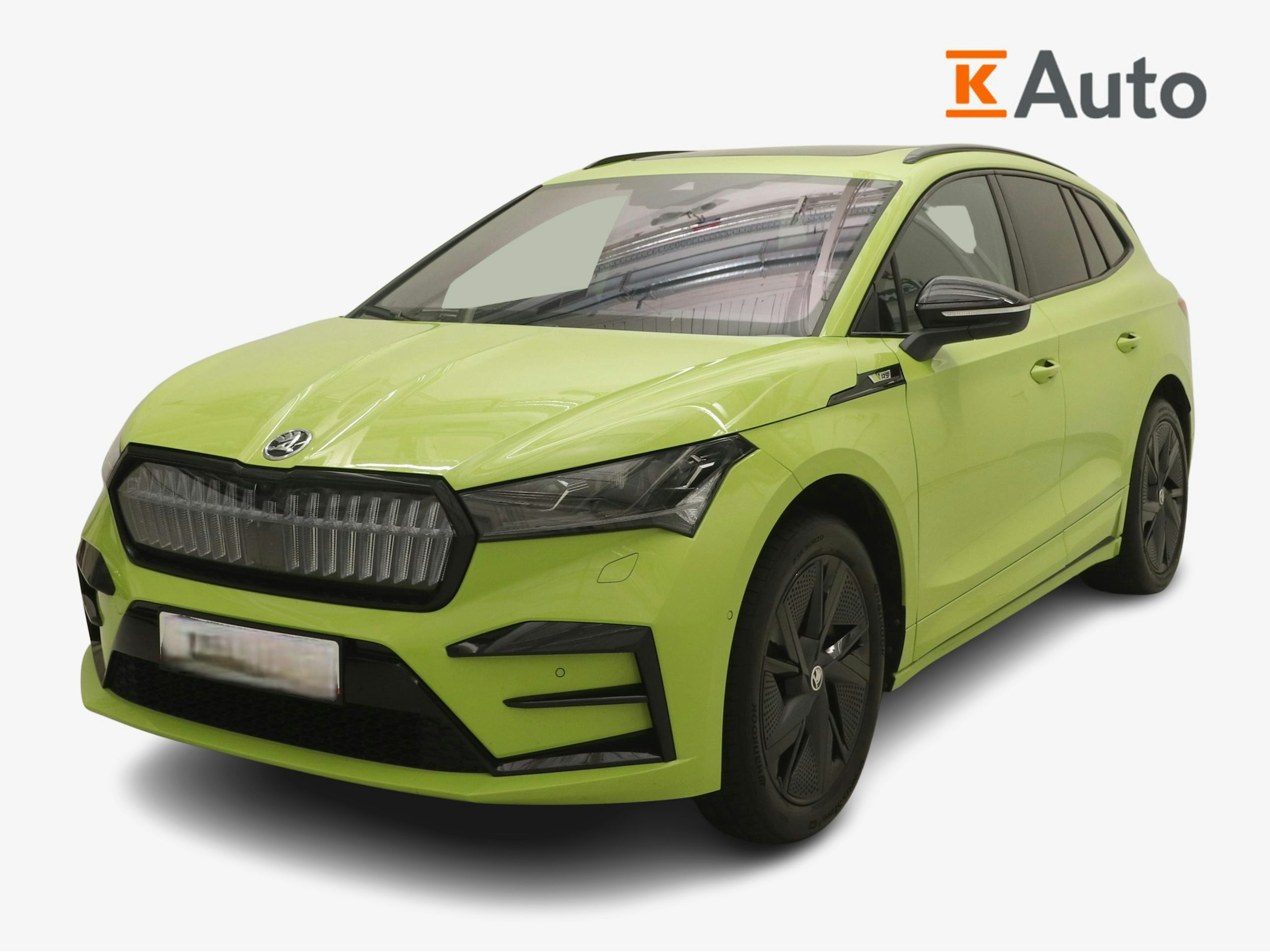 vihreä Skoda Enyaq 2025 kuva 1.