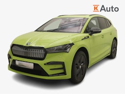 vihreä Skoda Enyaq 2025 kuva 1.