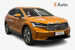 oranssi Skoda Enyaq 2025 kuva 1.