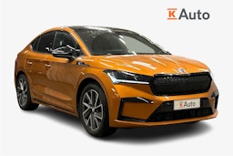 oranssi Skoda Enyaq 2025 kuva 1.