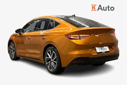 oranssi Skoda Enyaq 2025 kuva 2.