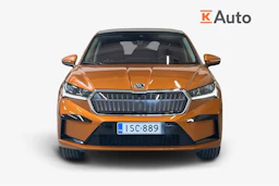oranssi Skoda Enyaq 2025 kuva 4.