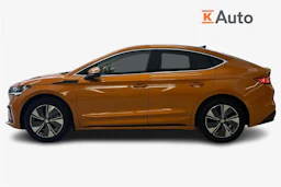 oranssi Skoda Enyaq 2025 kuva 5.