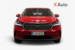 punainen Skoda Enyaq 2025 kuva 6.