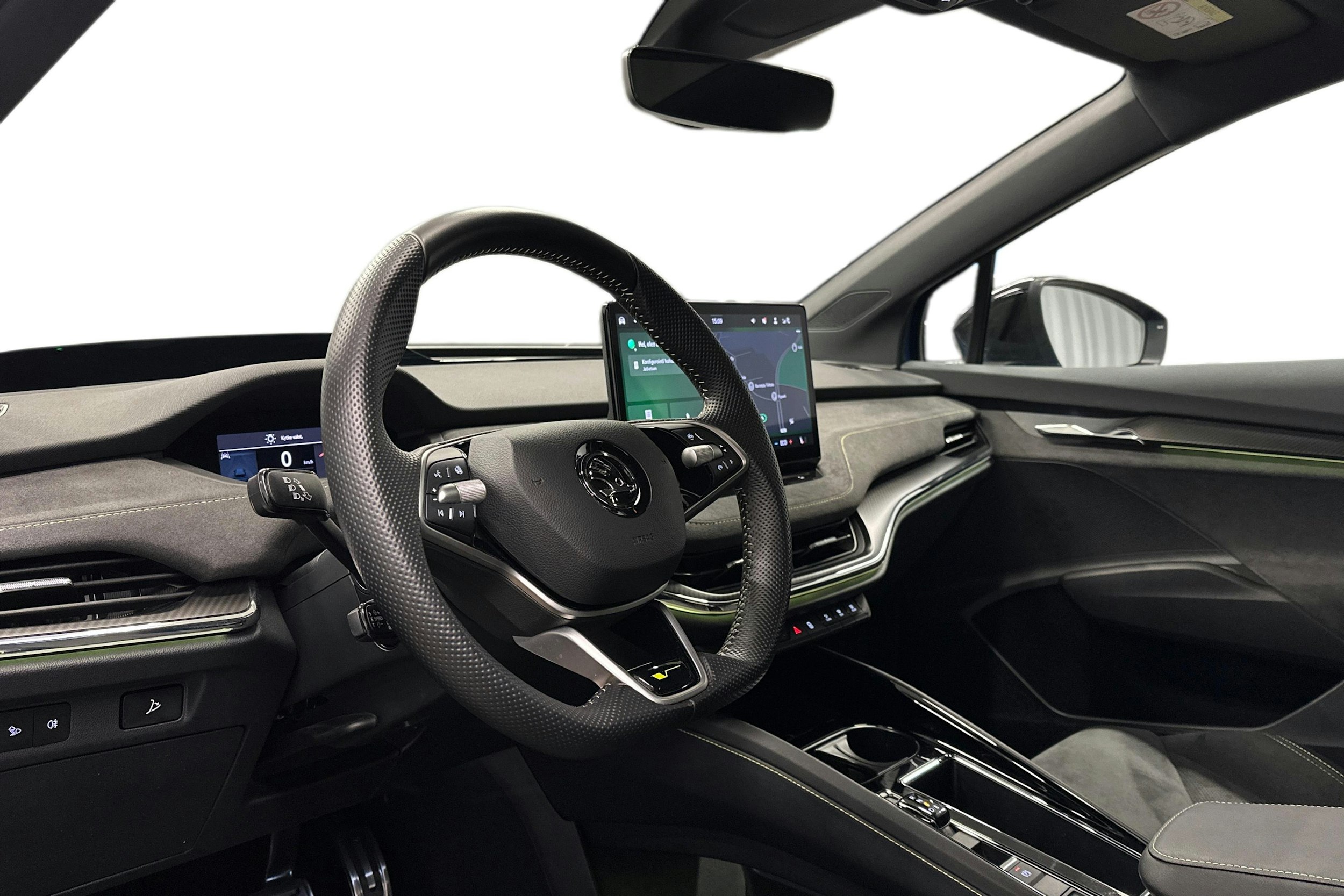 sininen Skoda Enyaq 2025 kuva 7.