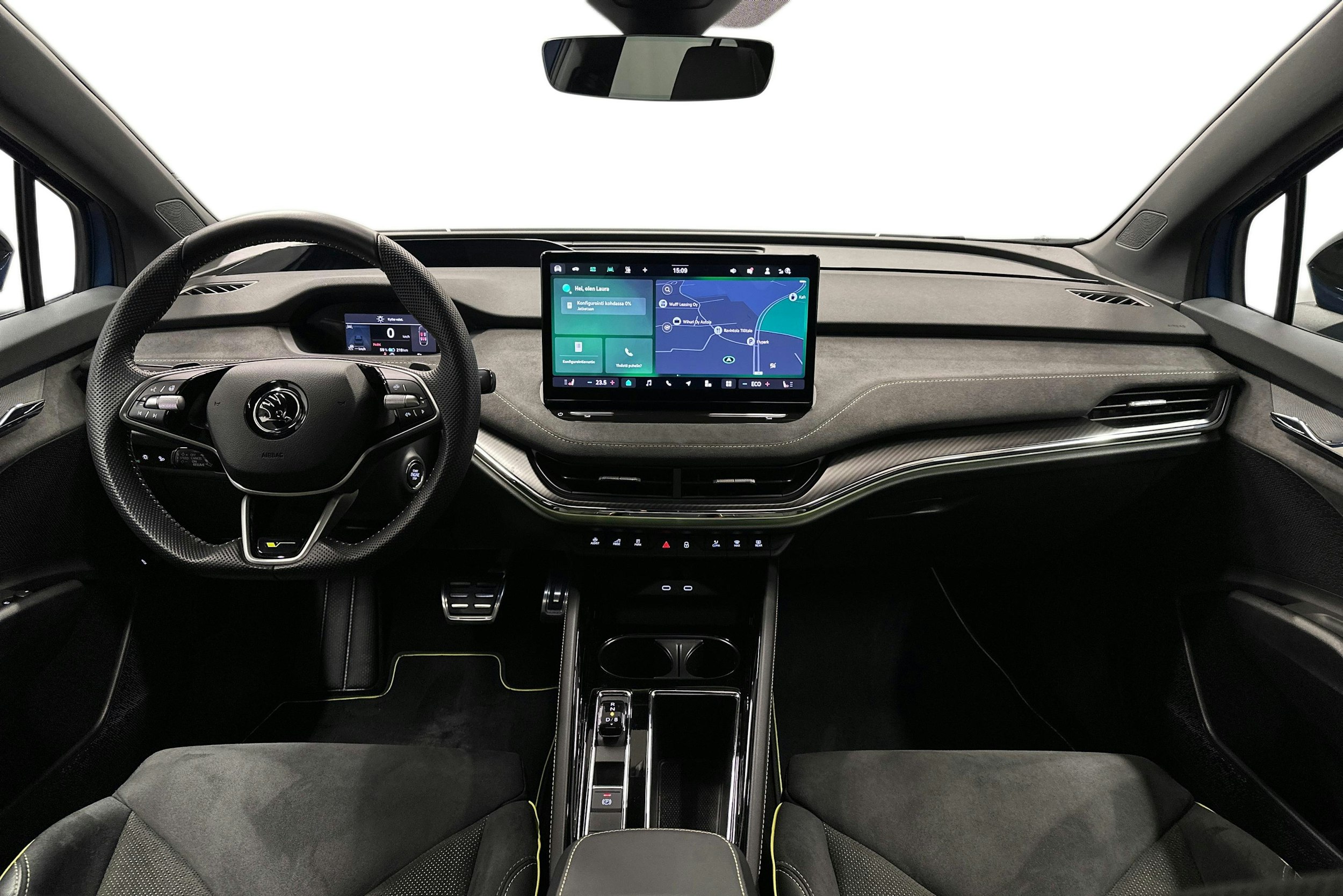 sininen Skoda Enyaq 2025 kuva 9.