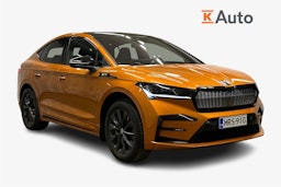 oranssi Skoda Enyaq 2025 kuva 1.