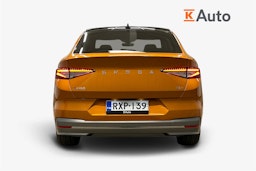 oranssi Skoda Enyaq 2025 kuva 3.