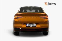 oranssi Skoda Enyaq 2025 kuva 3.