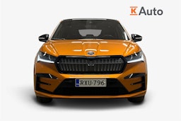 oranssi Skoda Enyaq 2025 kuva 5.