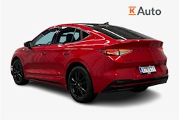 punainen Skoda Enyaq 2025 kuva 2.