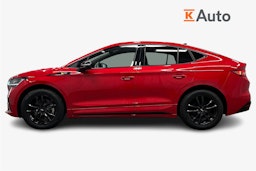 punainen Skoda Enyaq 2025 kuva 5.