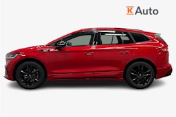 punainen Skoda Enyaq 2025 kuva 6.