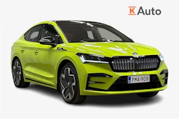vihreä Skoda Enyaq 2025 kuva 1.