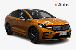 oranssi Skoda Enyaq 2025 kuva 1.