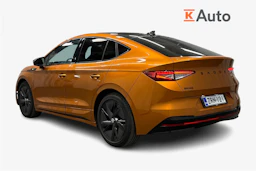 oranssi Skoda Enyaq 2025 kuva 3.