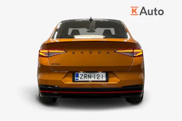 oranssi Skoda Enyaq 2025 kuva 4.